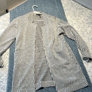 Express striped sweater jacket size xs